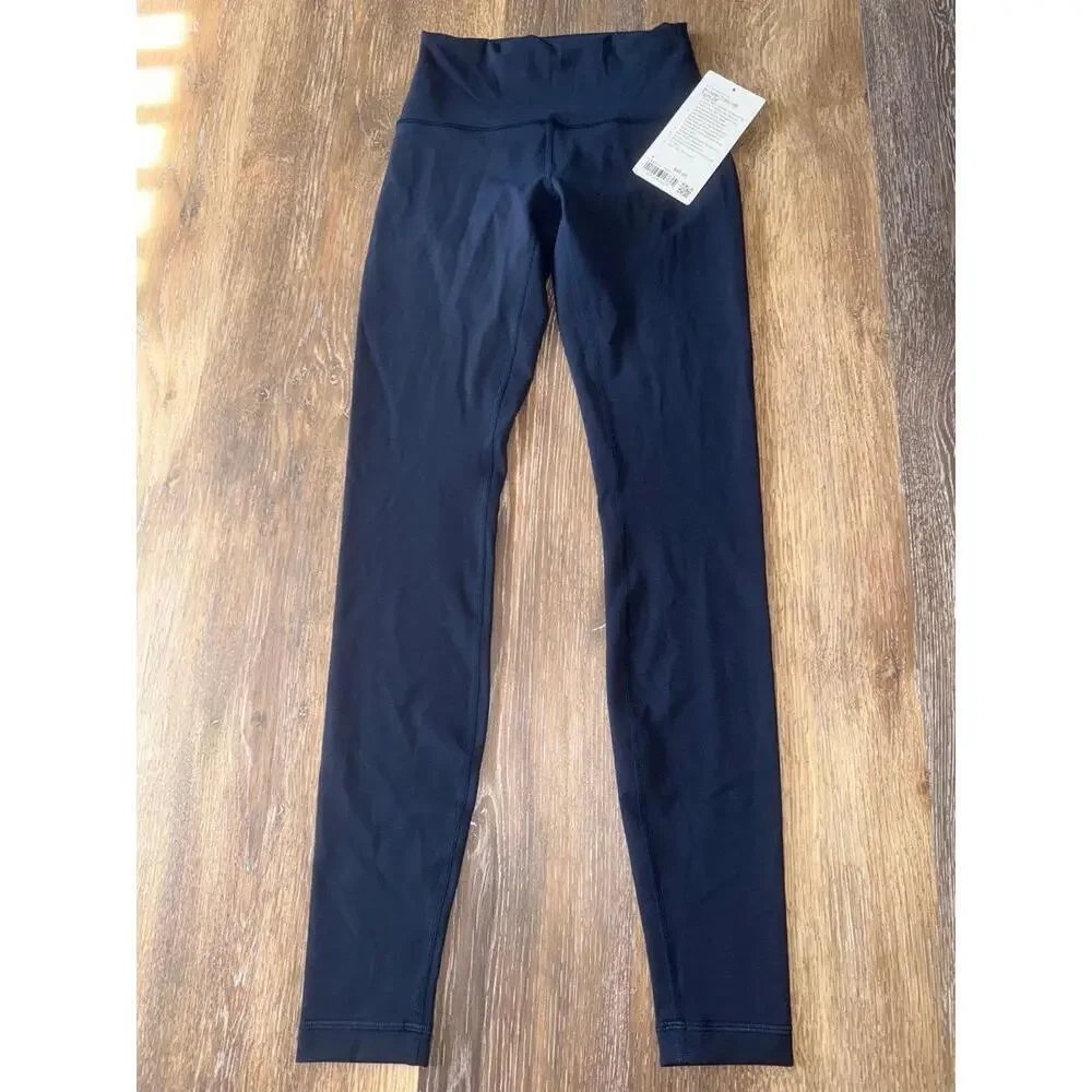 Lululemon Wunder Train High Rise 28” True Navy Size 4 NWT